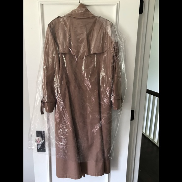 London Fog Dusty Rose Vintage Trench Coat RARE - Picture 13 of 14
